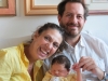 Alessandro con mamma e babbo